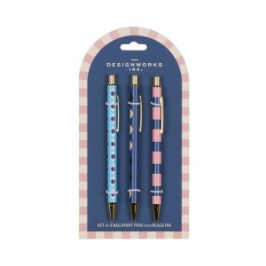 SBP-1003EU Adopo Set of 3 Pens - Eye Moon Stripe
